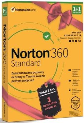 Norton 360 Standard PL 1 + 1 Device Licencja Na Rok ESD (21411368)