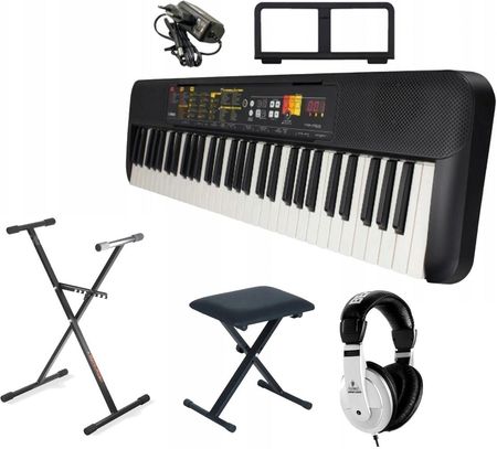 Keyboard Yamaha PSR-F52 + statyw + ława + słuchawki