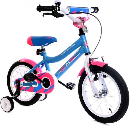 Midex Girl Rower Dziecięcy Z Kółkami Bocznymi 14'' Niebieski