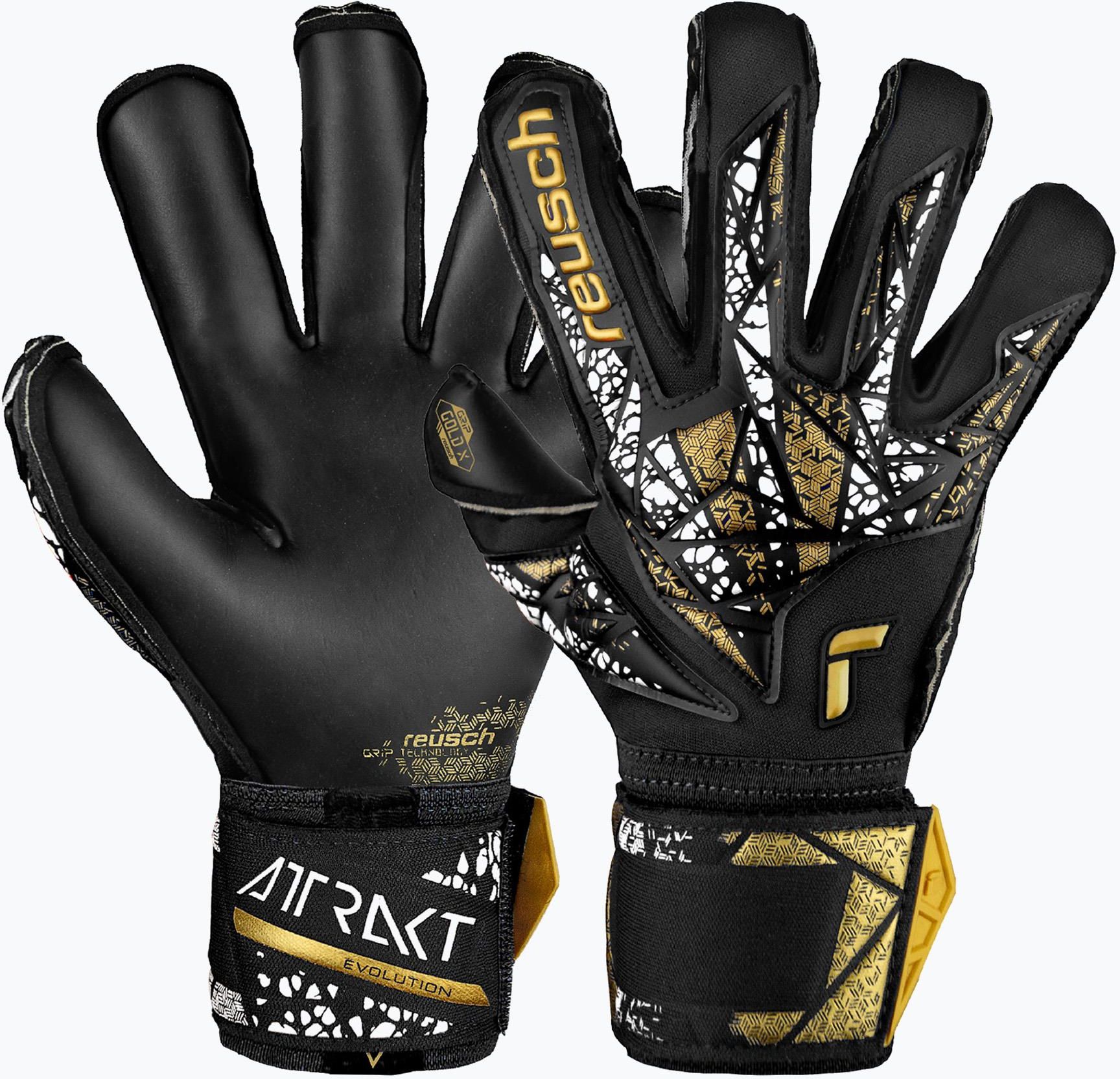 Gants De Gardien Reusch Attrakt Freegel Gold X – Latex Grip Gold X, Protection Doigts, Ventilation, Coupe Négative