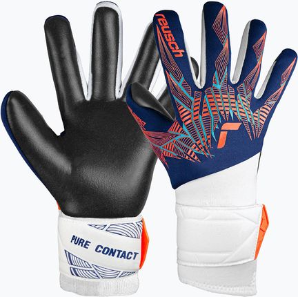 Reusch Pure Contact Silver Junior Premium Blue/Electric Orange/Black