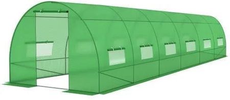 G&H Meble Ogrodowe Tunel Foliowy Ogrodowy Szklarnia 3X6X2m 18m ² Zielony Dlg_93549