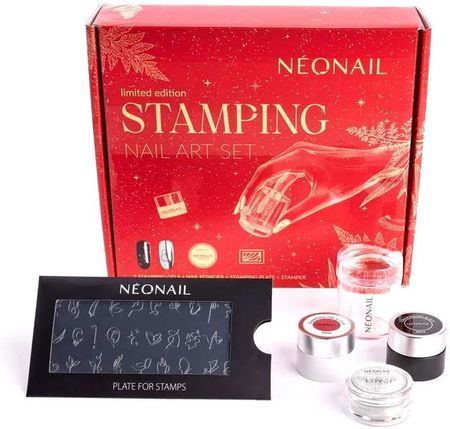 Neonail Nail Art Stamping Set Zestaw Prezentowy Do Zdobień Stempelków Stampingu