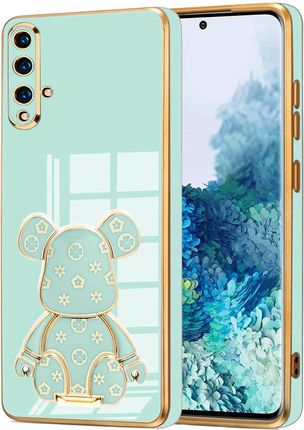 Itel Etui Glamour Do Huawei Nova 5T Honor 20 Miś Uchwyt Bear Silikon Szkło
