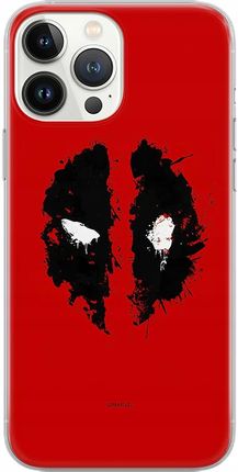 Marvel Etui Do Apple Iphone Xs Max Deadpool 012 Nadruk Pełny Czerwony