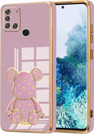 Itel Etui Glamour Do Samsung A21S Miś Uchwyt Podstawka Bear Case Silikon Szkło