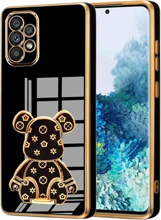 Itel Etui Glamour Do Samsung A52 5G Miś Uchwyt Podstawka Silikon Szkło