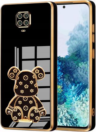 Itel Etui Glamour Do Xiaomi Redmi Note 9 Pro Miś Bear Uchwyt Silikon Szkło