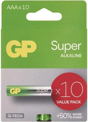 Gp Alkaliczna, Aaa, 1.5V, Gp, Blistr, 10-Pack, Super (B0111G)