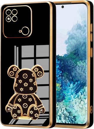 Itel Etui Glamour Do Xiaomi Redmi 10C Miś Bear Uchwyt Silikon Case 6D Szkło