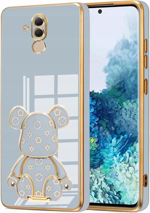Itel Etui Glamour Do Huawei Mate 20 Lite Miś Uchwyt Bear Silikon Case 6D Szkło