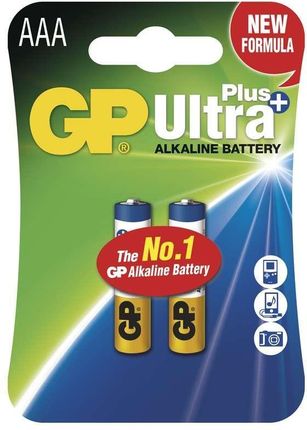 Gp Batteries Aaa Ultra Plus, Alkaliczne (Lr03) - 2 Szt. (1013122000)