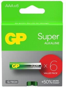 Gp Batteries 6 X Alkaliczna Super Alkaline G-Tech Lr03 / Aaa (24A21SBV6)