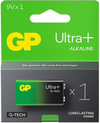 Gp Batteries 1 X Alkaliczna Ultra Plus Alkaline G-Tech 6Lr61 / 9V (1604AUP21SB1)
