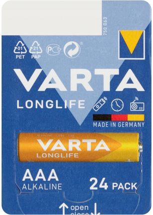 Varta Baterie Longlife Aaa 1.5V 24Szt (4103301124)