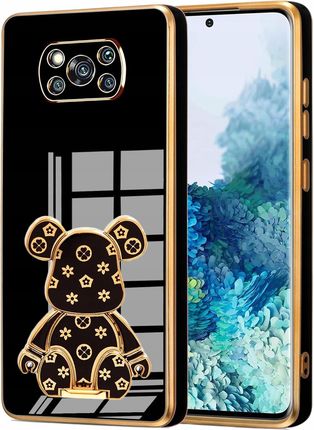 Itel Etui Glamour Do Xiaomi Poco X3 Pro Miś Bear Uchwyt Silikon Szkło