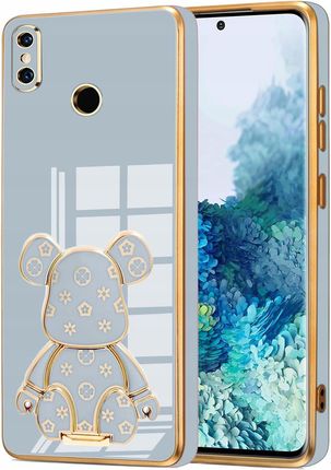 Itel Etui Glamour Do Xiaomi Mi 8 Miś Bear Uchwyt Podstawka Silikon Case Szkło