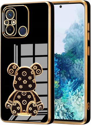 Itel Etui Glamour Do Xiaomi Redmi 12C Miś Bear Uchwyt Silikon Case 6D Szkło