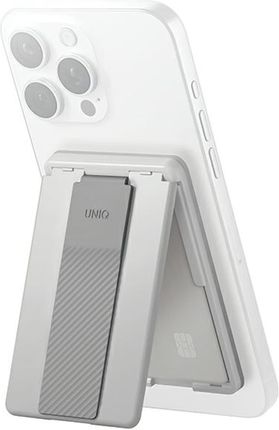 Uniq Heldro Id Magnetyczny Portfel Z Podpórką I Opaską Szary Chalk Grey
