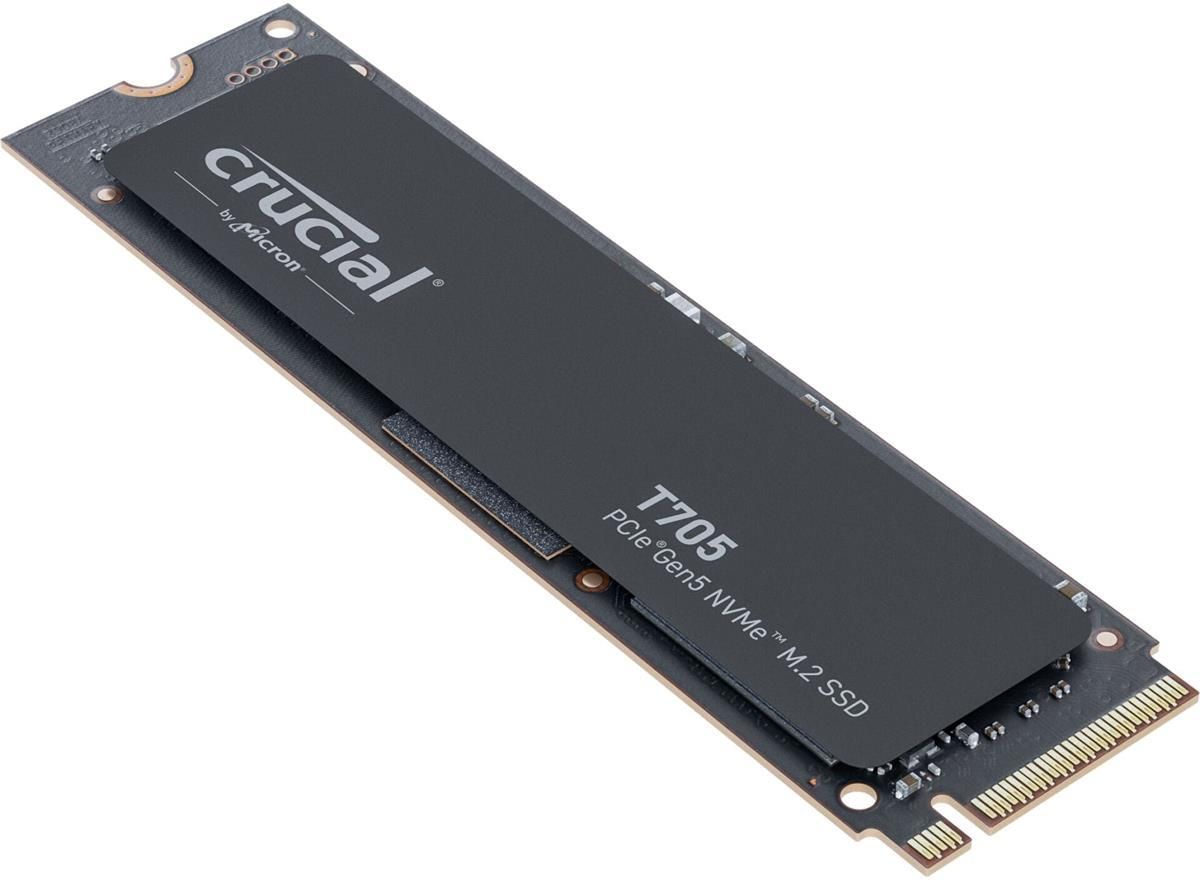 内蔵型SSD Crucial T705 SSD 2TB CT2000T705SSD5-JP Crucial T705 2TB PCIe Gen5 NVMe M.2 SSD with heatsink