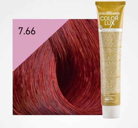 DESIGN LOOK Farba do włosów 7.66 COLOR LUX 100 ml