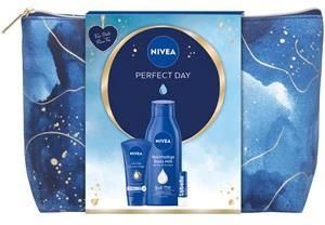 Nivea Balsam I Mleczko Do Ciała Zestaw Prezentowy Bogate 250ml + Krem Rąk 75 Labello Original 5,5 330,5