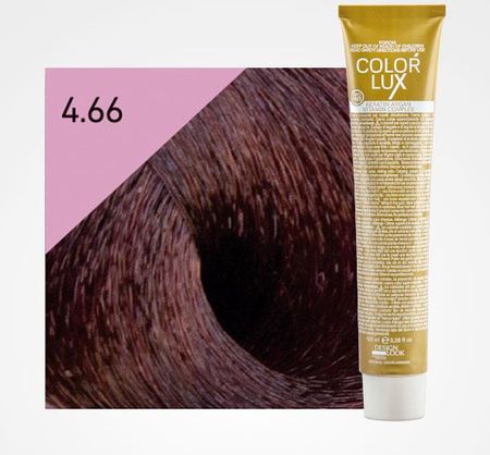 DESIGN LOOK Farba do włosów 4.66 COLOR LUX 100 ml