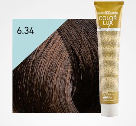 DESIGN LOOK Farba do włosów 6.34 COLOR LUX 100 ml