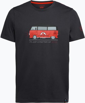 Koszulka wspinaczkowa męska La Sportiva Van carbon/cherry tomato | WYSYŁKA W 24H | 30 DNI NA ZWROT