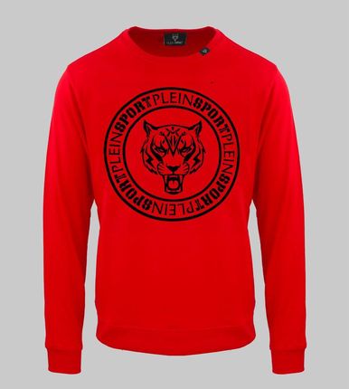 Bluza marki Plein Sport model FIPSG60 kolor Czerwony. Odzież męska. Sezon: Cały rok