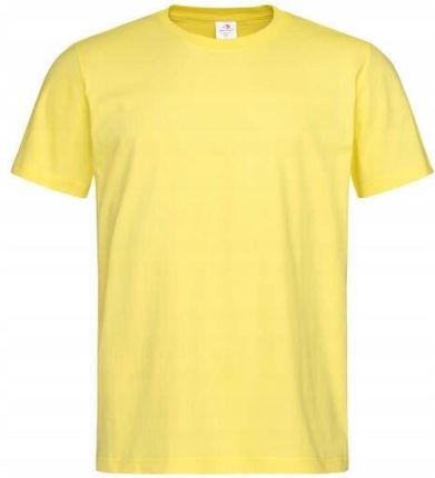 T-Shirt Koszulka Gruba 190g Żółta XXL