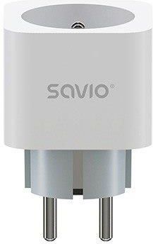 Savio Inteligentne Gniazdko Wi-Fi 16A Pomiar Zużycia Energii Wielopak As-01 Białe SAVAS013