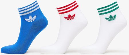 adidas Trefoil Ankle Sock 3-Pack Blue Bird/ White/ White