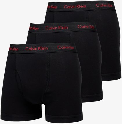 Calvin Klein Cotton Stretch Wicking Technology Classic Fit Trunk 3-Pack Black