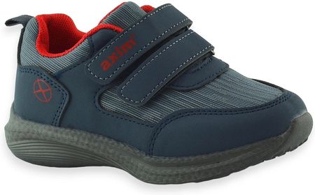 Adidasy dla dzieci buty sportowe dziecięce na rzep Axim 24400 Granatowe