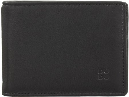 DUDU Minimalistyczny skórzany portfel Męskie z klipsem na pieniądze, mały, cienki, kompaktowy portfel RFID, etui na karty kredytowe, tylna kieszeń na