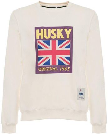 Bluza marki Husky model HS23BEUFE36CO195-CEDRIC kolor Biały. Odzież męska. Sezon: Cały rok
