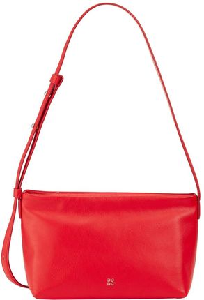 DUDU Mała skórzana torebka na ramię z zamkiem błyskawicznym dla kobiet, miękka skóra cielęca, torebka wieczorowa z regulowanym paskiem, modny eleganck