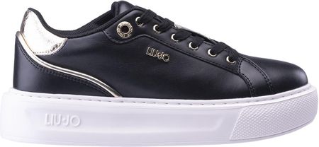 Damskie Sneakersy Liu JO Sne Calf Leather/Laminat Ba4073 Ba4073Px17922222 – Czarny