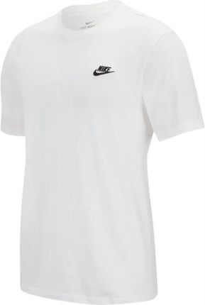 Nike Koszulka Sportswear T-shirt Męski Biały Bawełniany XL