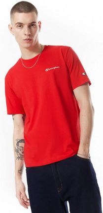 Męski t-shirt z nadrukiem Champion Legacy Crewneck T-shirt - czerwony