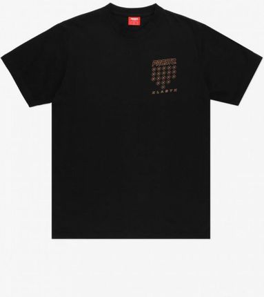 Męski t-shirt z nadrukiem Prosto Palmar - czarny