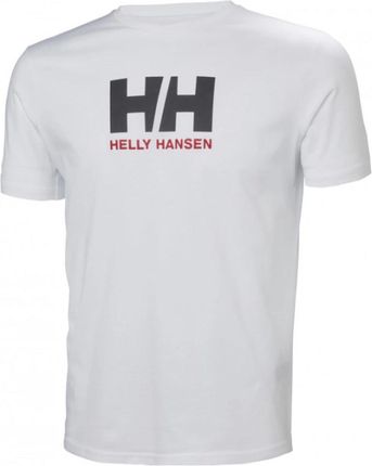 Męski t-shirt z nadrukiem Helly Hansen HH Logo T-Shirt - biały