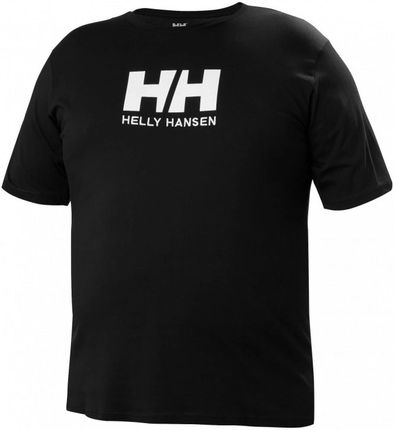 Męski t-shirt z nadrukiem Helly Hansen HH Logo T-Shirt - czarny
