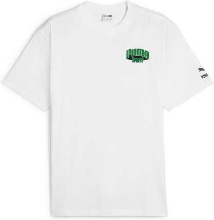 Koszulka męska Puma TEAM FOR THE FANBASE GRAPHIC biała 62439502