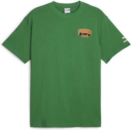 Koszulka męska Puma TEAM FOR THE FANBASE GRAPHIC zielona 62439586