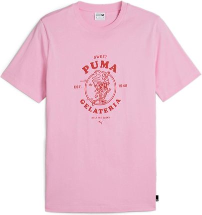 Koszulka męska Puma GRAPHICS GELATERIA różowa 62541630