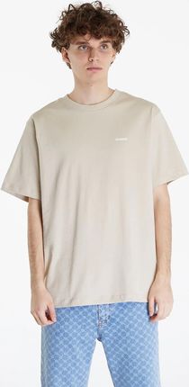 Queens Men's Essential T-Shirt With Contrast Print Sand