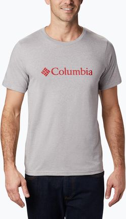 Koszulka męska Columbia CSC Basic Logo columbia grey heather | WYSYŁKA W 24H | 30 DNI NA ZWROT