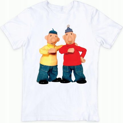 Pat i Mat Koszulka z bajki Sąsiedzi Rozm M Męska T-shirt Męski Tshirt